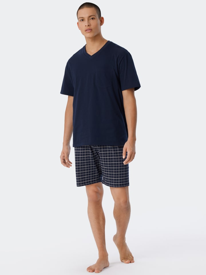 Schiesser Shorty Ebony in Blau günstig kaufen 48