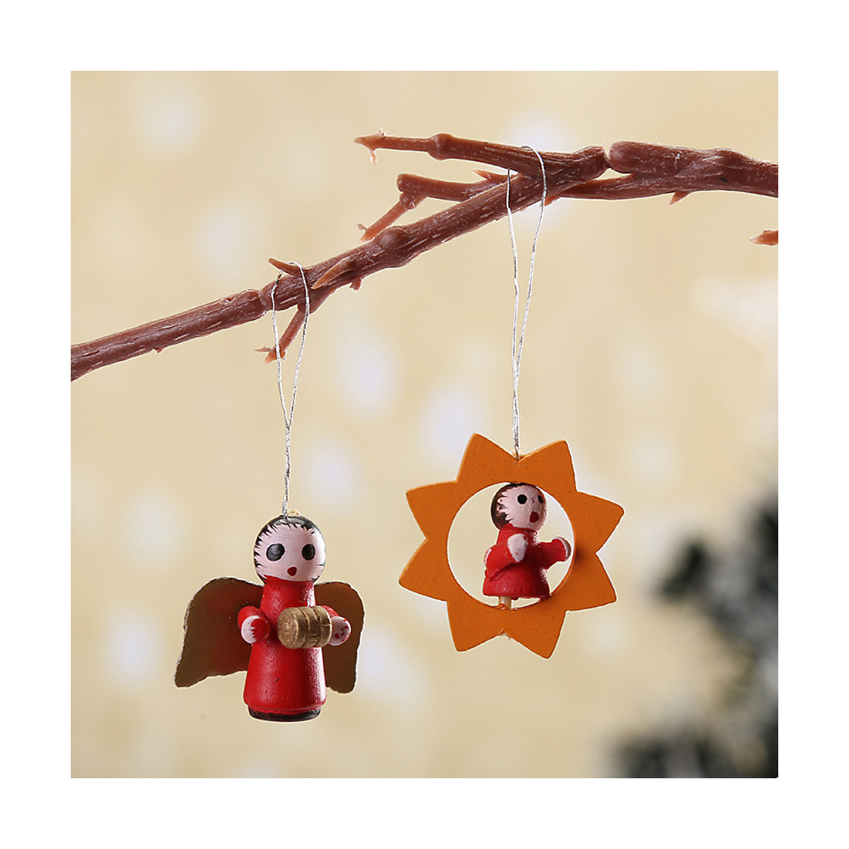 Weihnachtsbaum Deko Holz Figuren Partydeko für Kinder