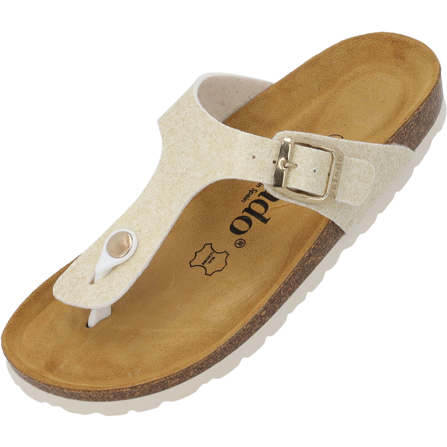 Palado Kos Orion, Zehentrenner, Damen, Beige
