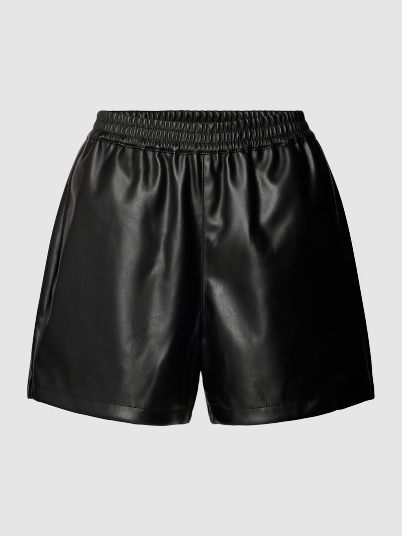 Shorts in Leder-Optik Modell 'ANDY' in black