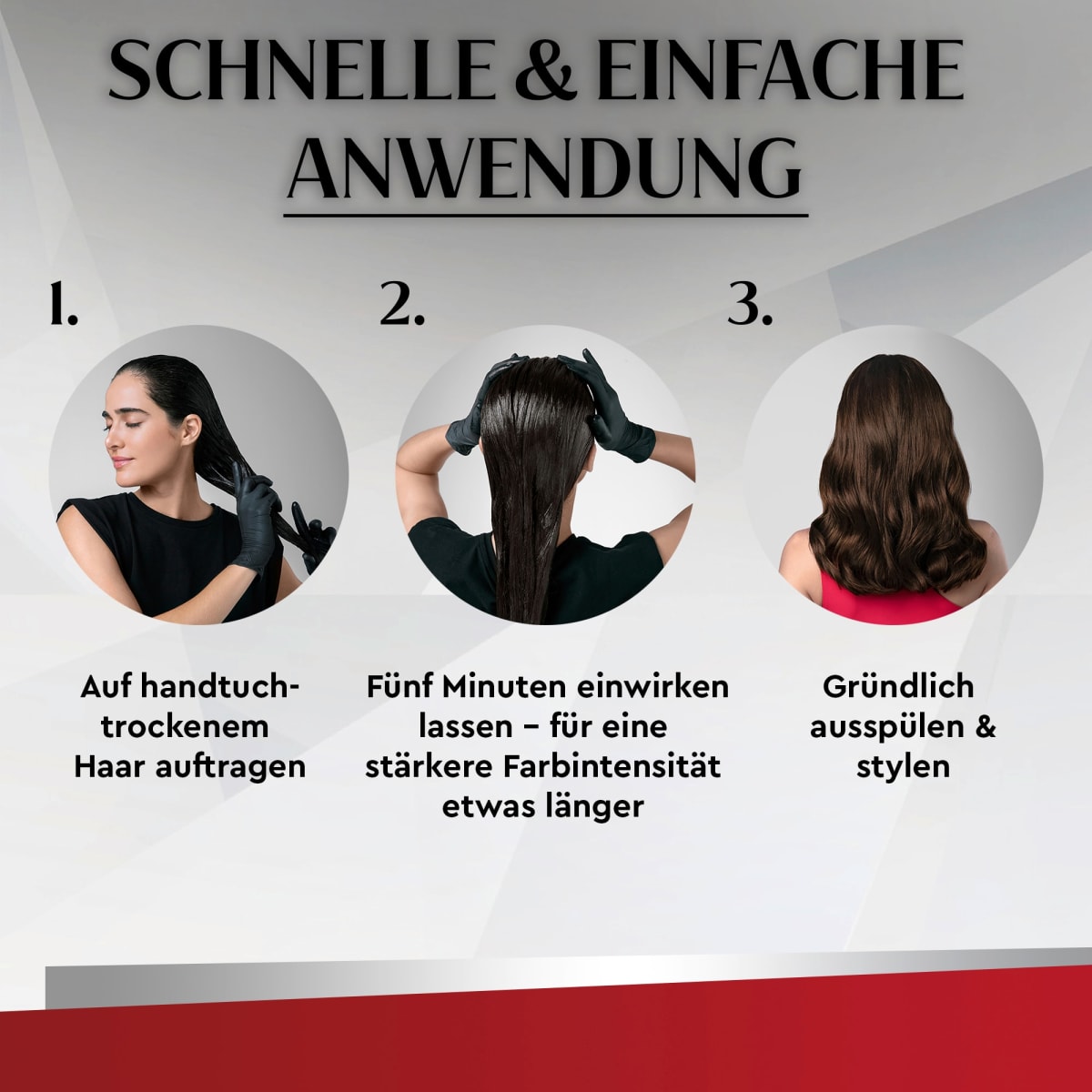 Farb-Glanzbehandlung Glossing Schoko Braun, 150 ml