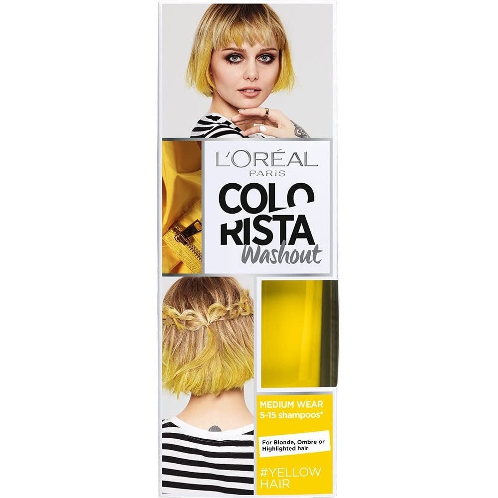 L'Oréal Professionnel Colorista Wash Out Coloración Temporal #18-yellow Coloration capillaire