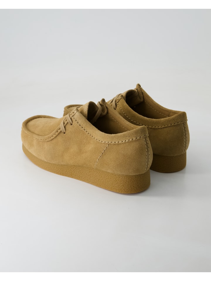 Clarks Klassische Schnürschuhe in Beige günstig kaufen