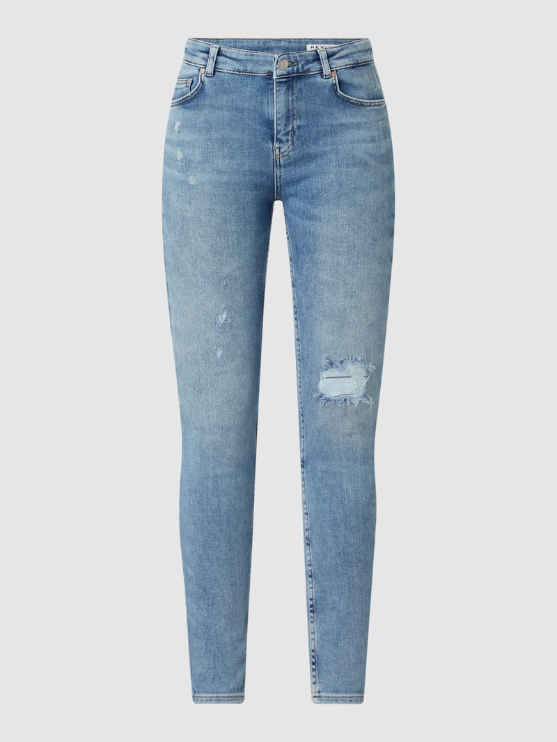 Skinny Fit Jeans mit Stretch-Anteil in hellblau