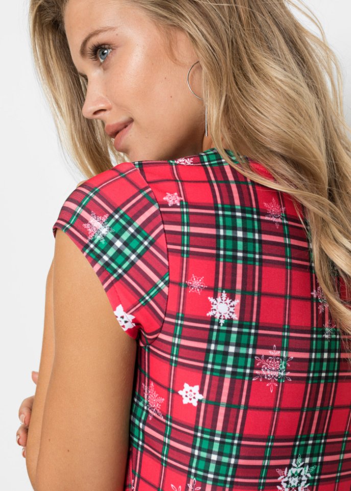 Kleid mit Weihnachtsmotiv