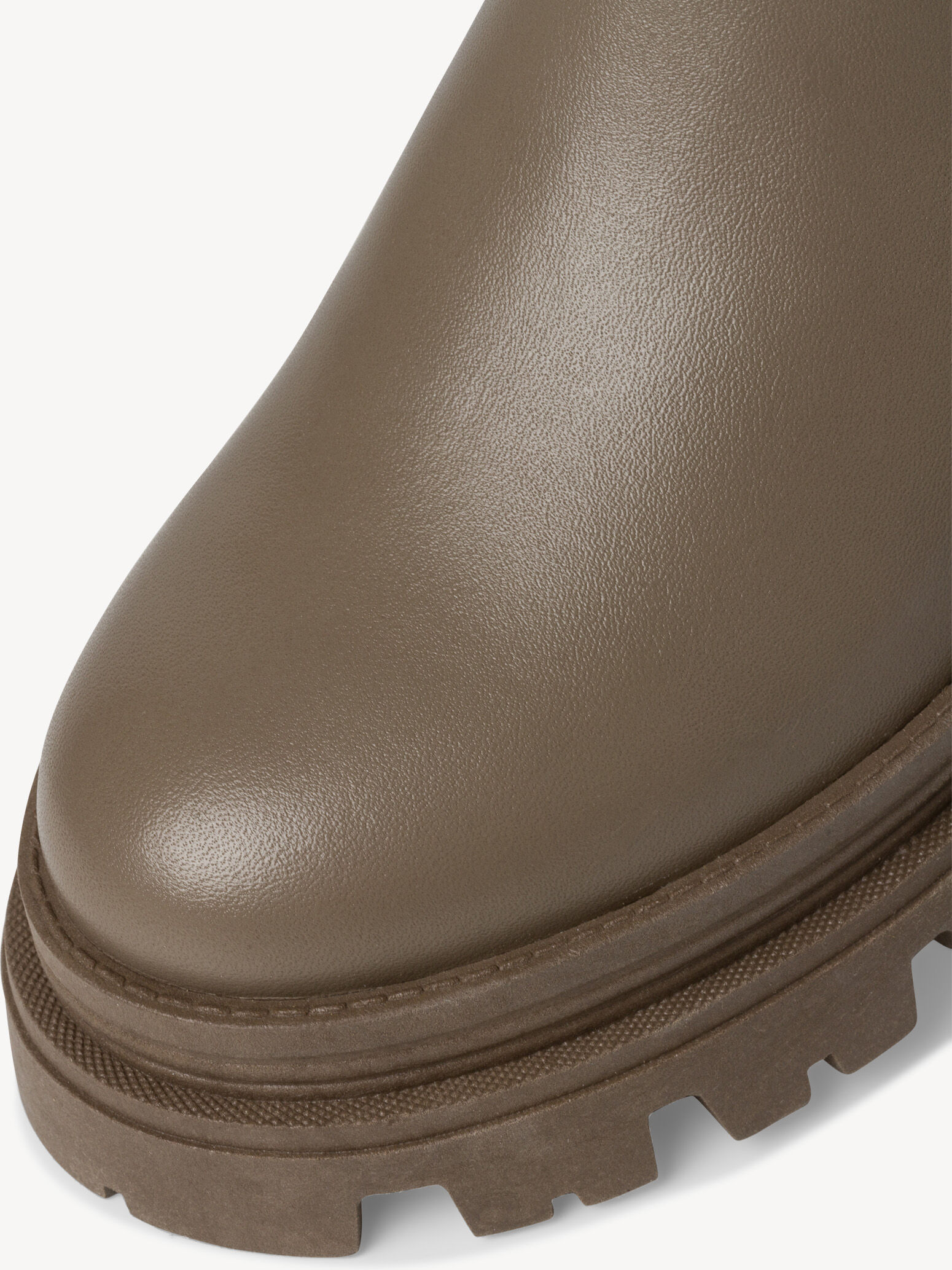 Bottine Chelsea en cuir - vert
