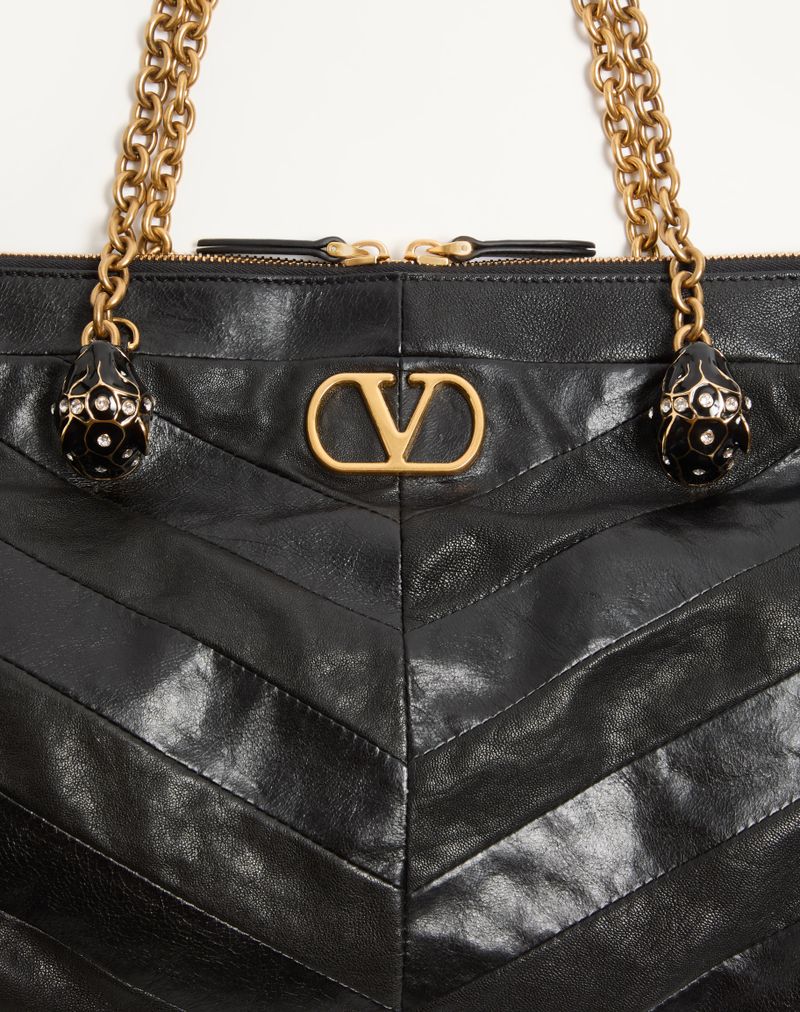 Bolsa de ombro Valentino Garavani Panthea Chevron Nappa
