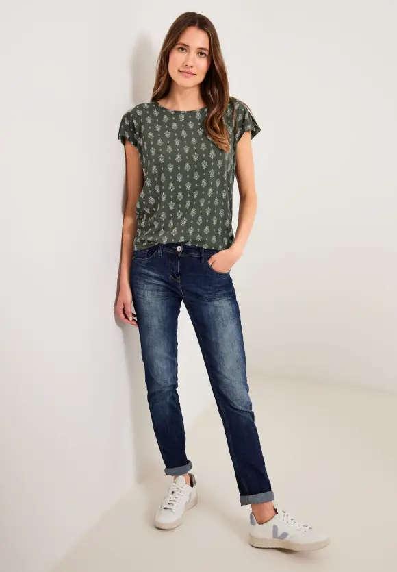CECIL Bluse mit Minimalprint