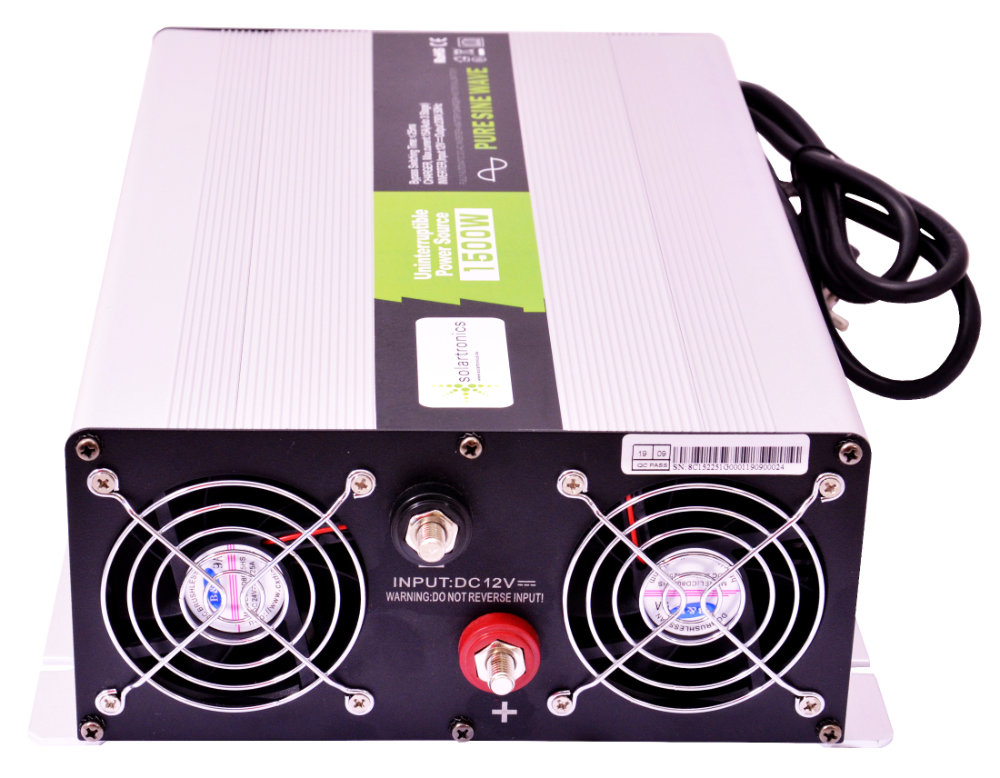 Solartronics Spannungswandler NPS150012V 1500W/3000W USV reiner Sinus mit 10A Laderegler