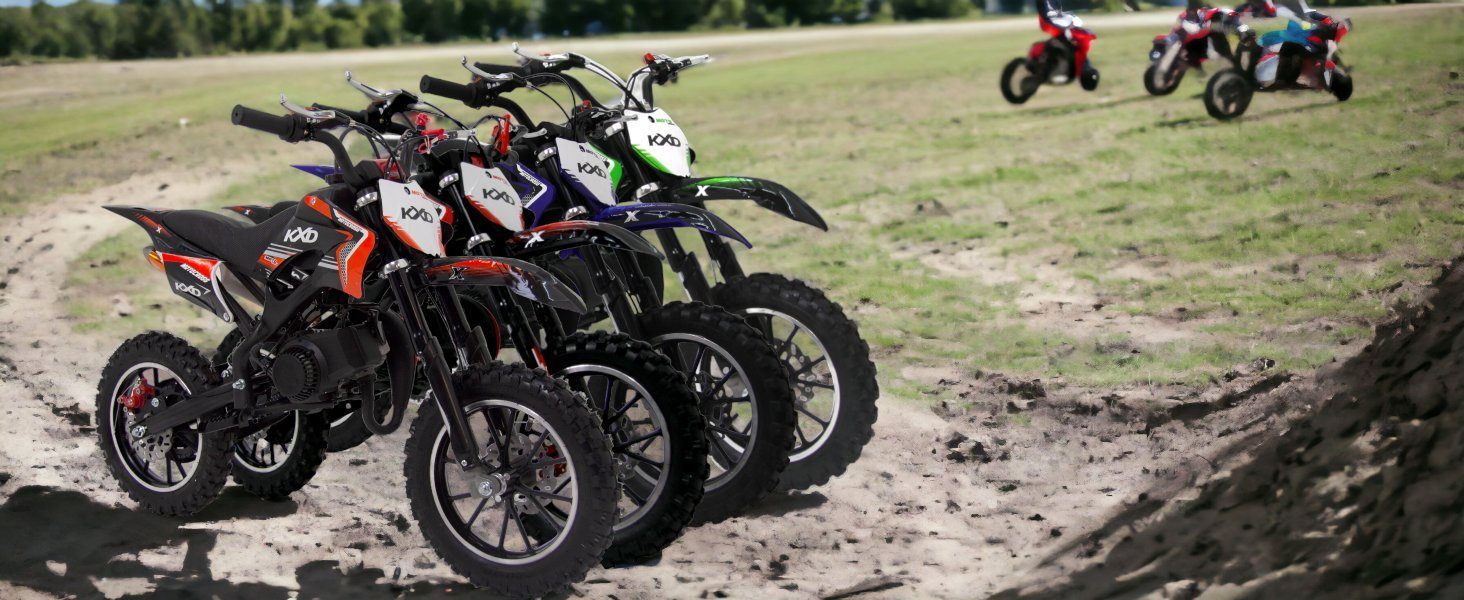 KXD Dirt Bike KXD 701 49ccm 2T Children's Dirt Bike Dirtbike CrossBike DirtBike pocket, 1 gear