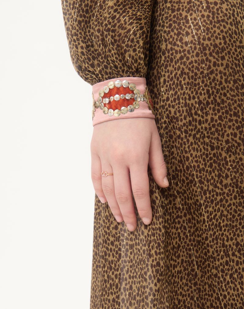 Anel exclusivo VLogo em metal e cristais Swarovski®