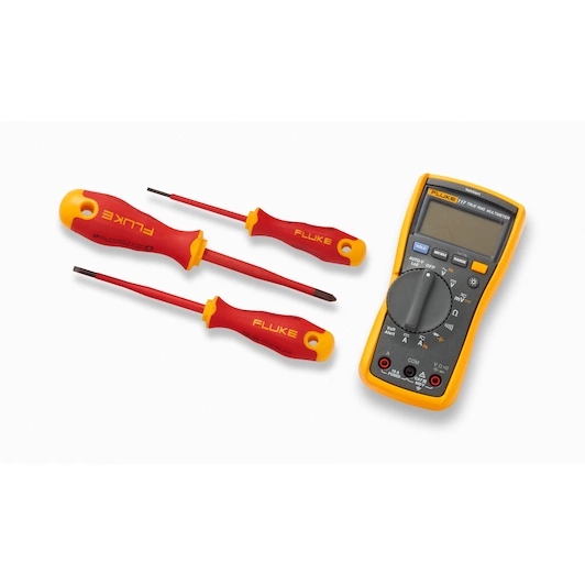 Fluke 5133953 IB117L multimeter za električarje in 3 izolirane izvijače