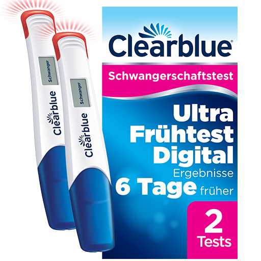 CLEARBLUE Schwangerschaftst.Ultra Frühtest digital  2 St  Test