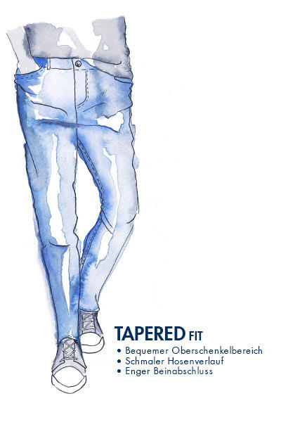 7 for all mankind, Jeans, Tapered Fit, Baumwoll-Stretch, grau