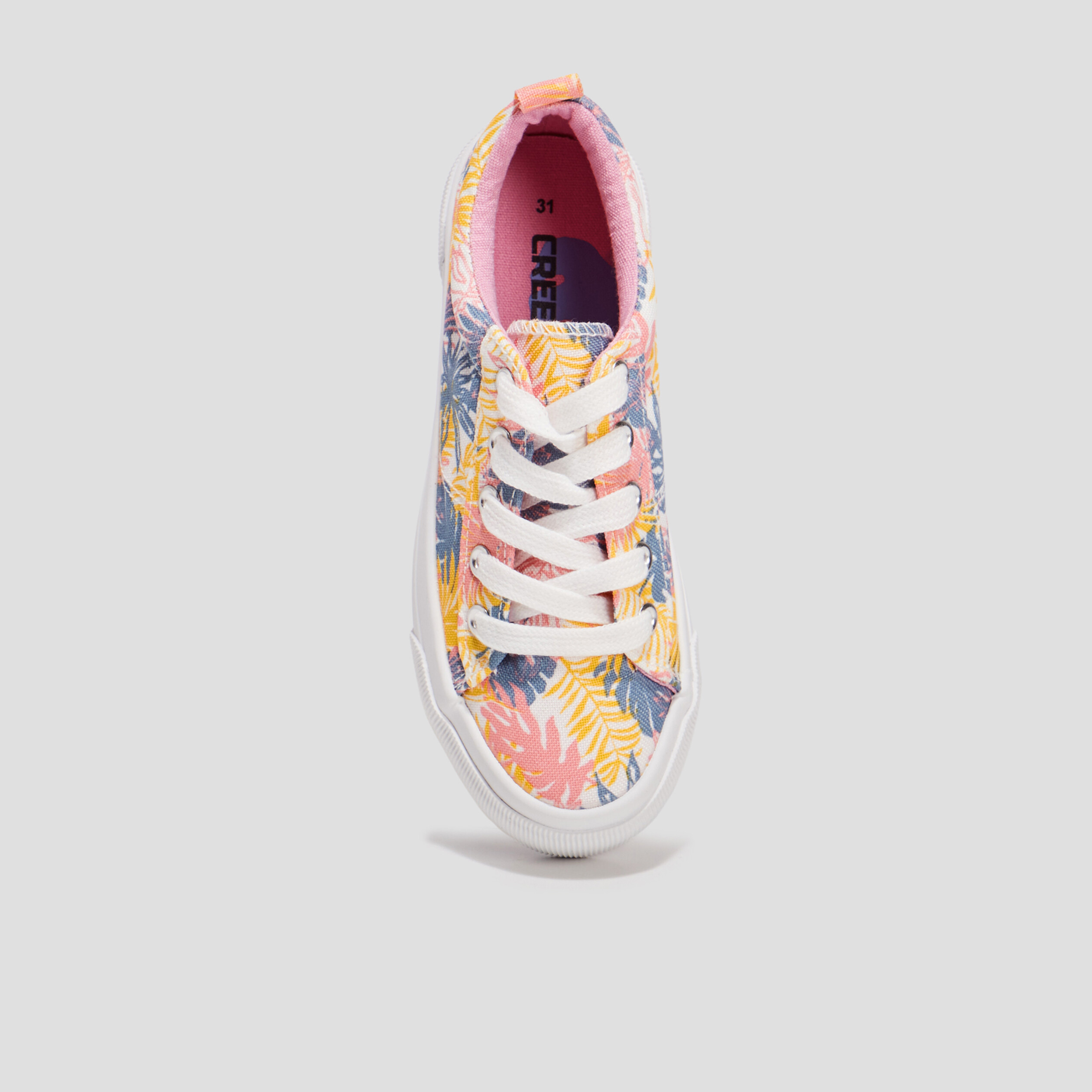 Tennis en toile plateformes Creeks multicolore fille | La Halle
