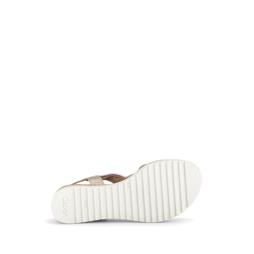 Gabor comfort Keilsandalette gold