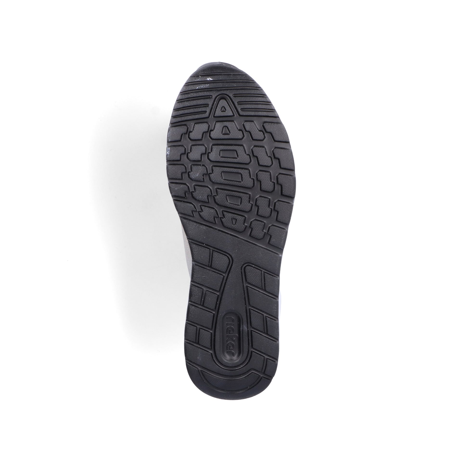 Rieker Damen Slipper babyblau-cremeweiss