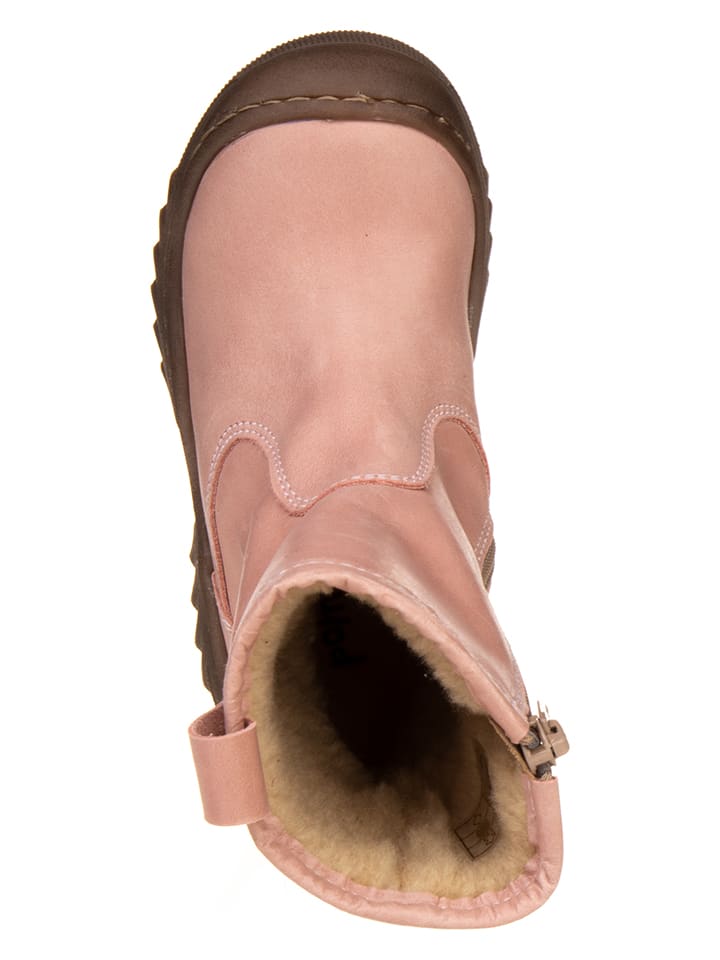 POM POM Leder-Winterboots in Rosa günstig kaufen