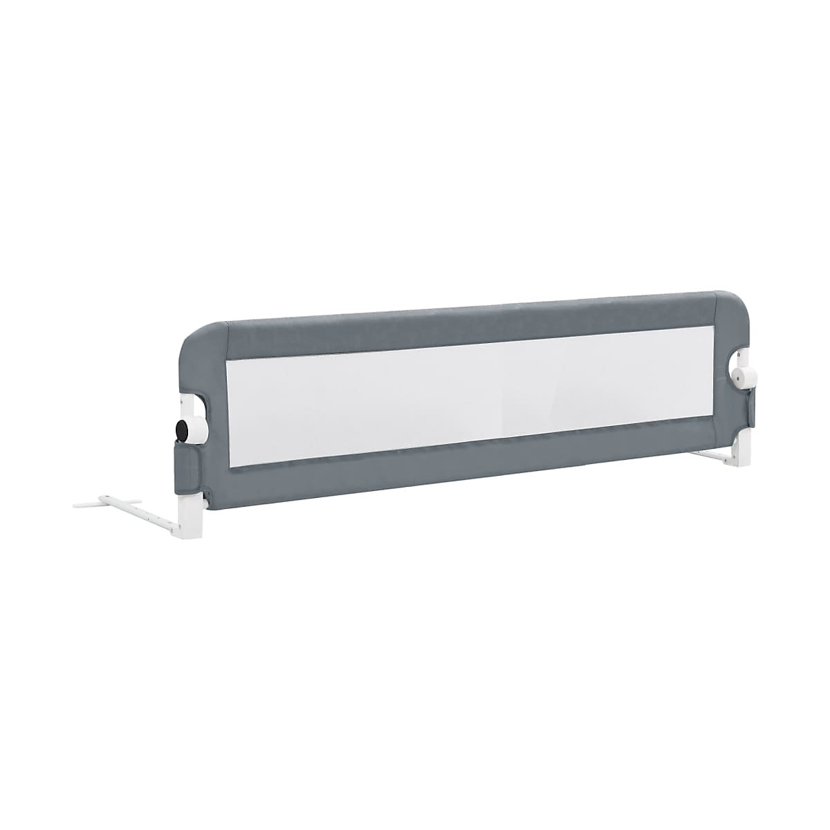 Kleinkind-Bettschutzgitter Grau 150x42 cm Polyester