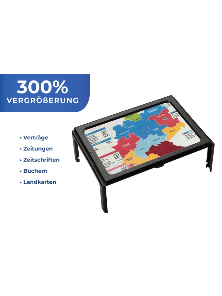 Maximex Leselupe LED in Schwarz günstig kaufen onesize