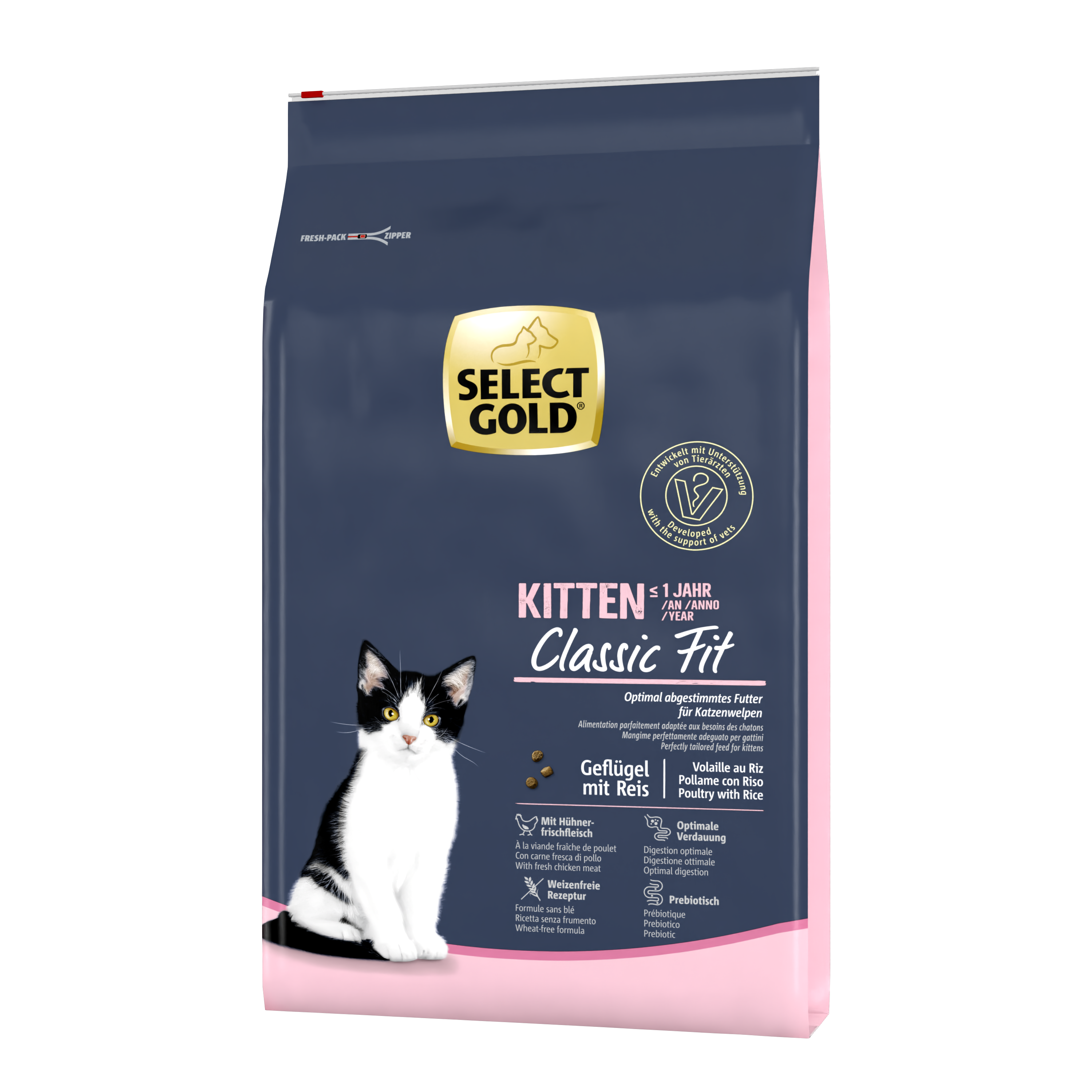 SELECT GOLD Trockenfutter SELECT GOLD Kitten Geflügel & Reis 7 kg