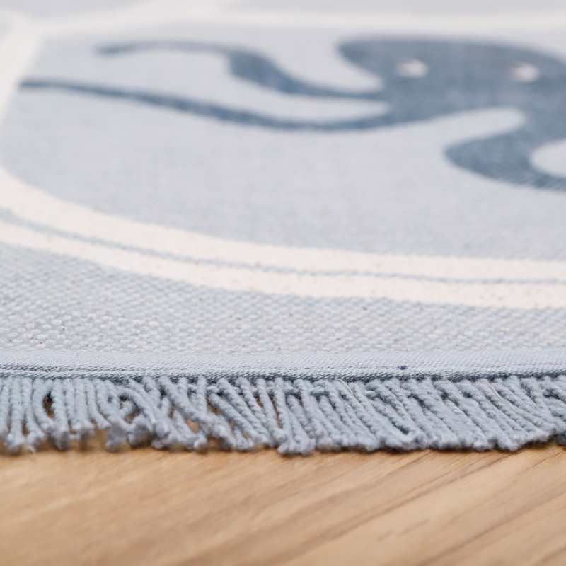Tapis de jeu fond marin 120cm LITTLE DEEP BLUE