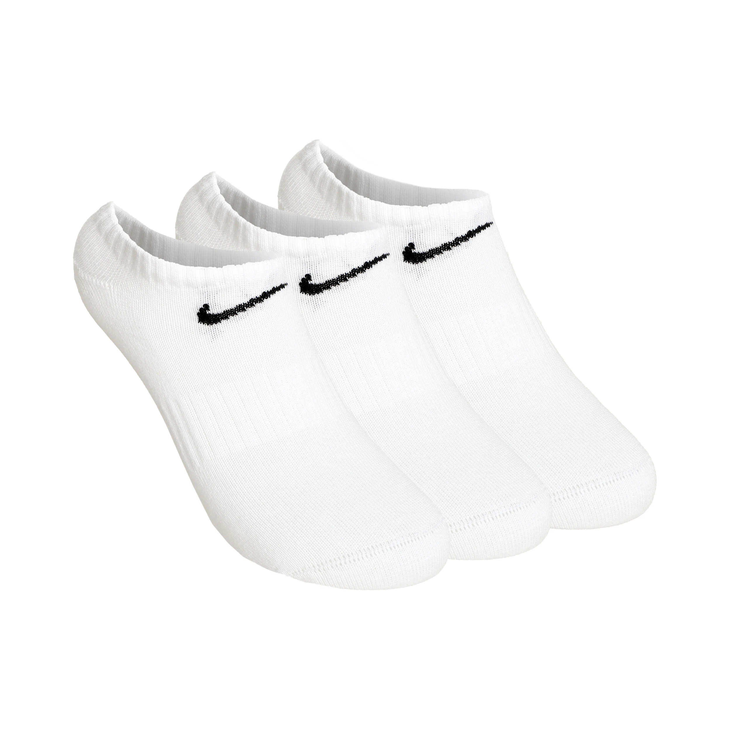 Everyday Lightweight Tennissocken 3er Pack - Weiß, Schwarz