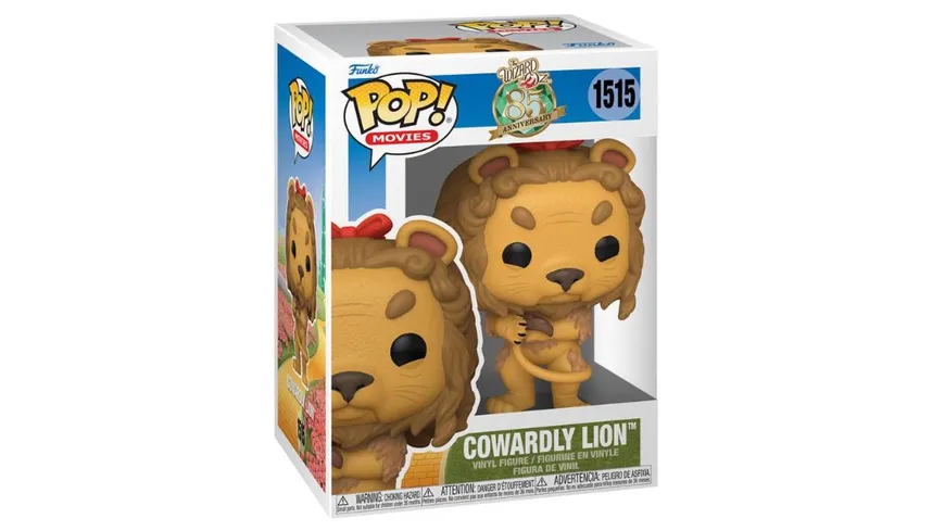Funko - POP! - Wizard of Oz - Cowardly Lion (mit Variante) Vinyl, 1 Stück, sortiert