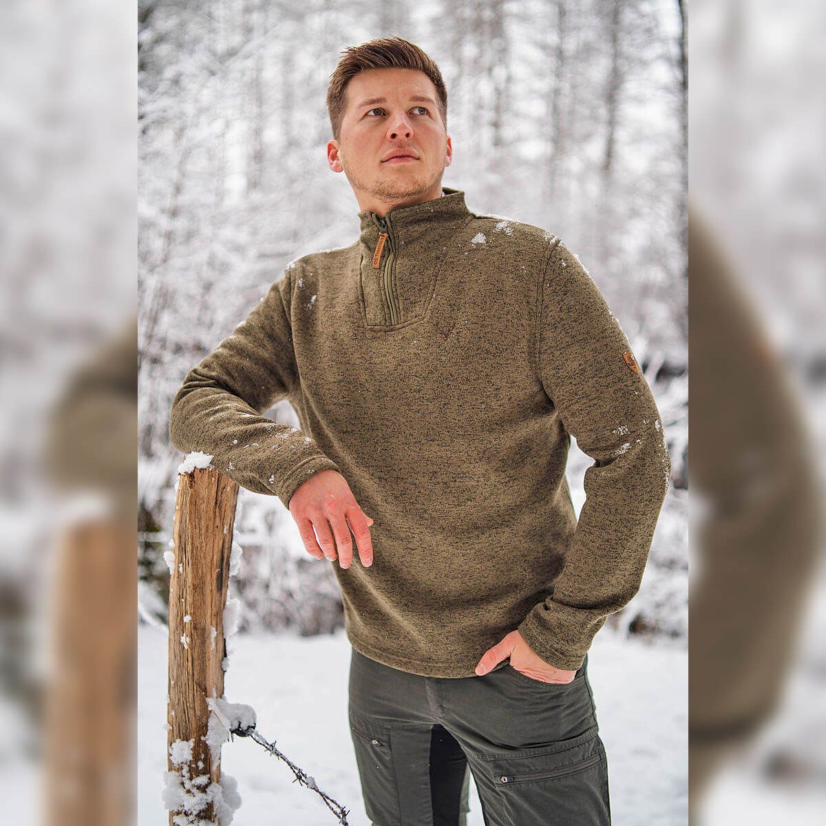 Strickfleece Troyer