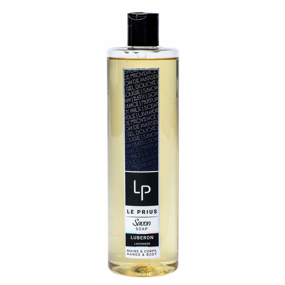 le prius Savon liquide de Marseille Luberon Lavande 500ml Savon liquide de Marseille pour le corps et les mains