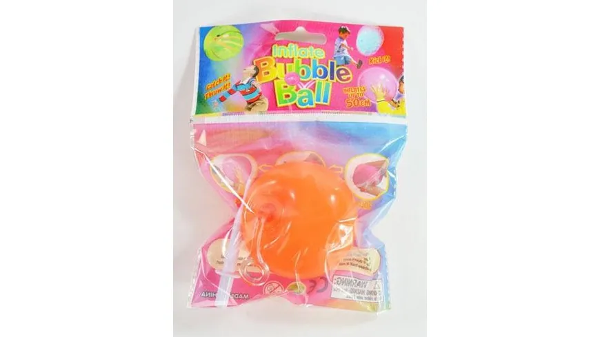 Kögler - Anti-Gravity Balloon, Blasenball, mit Aufblasröhrchen, 50cm, sortiert