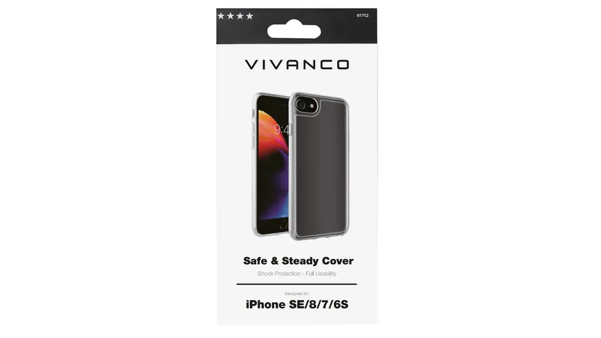 Vivanco Safe and Steady, Anti Shock Cover for iPhone SE (2.Gen), 8/7/6s