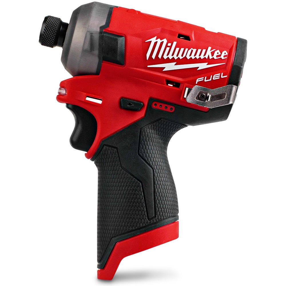 MILWAUKEE 12V FUEL™ Brushless SURGE 1/4" Hex Hydraulic Driver Skin M12FQID-0