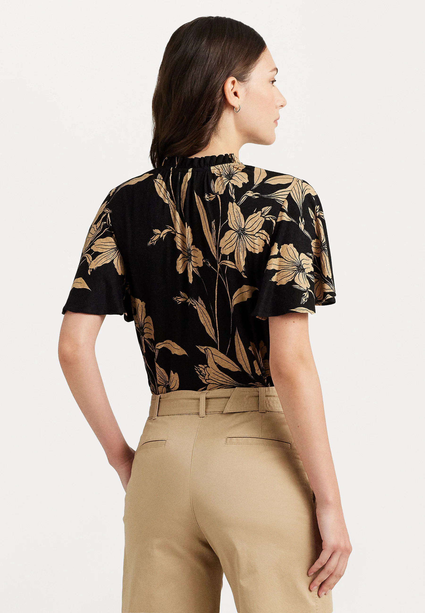 Lauren Ralph Lauren YOHANNIS MANGA CORTA - Blusa