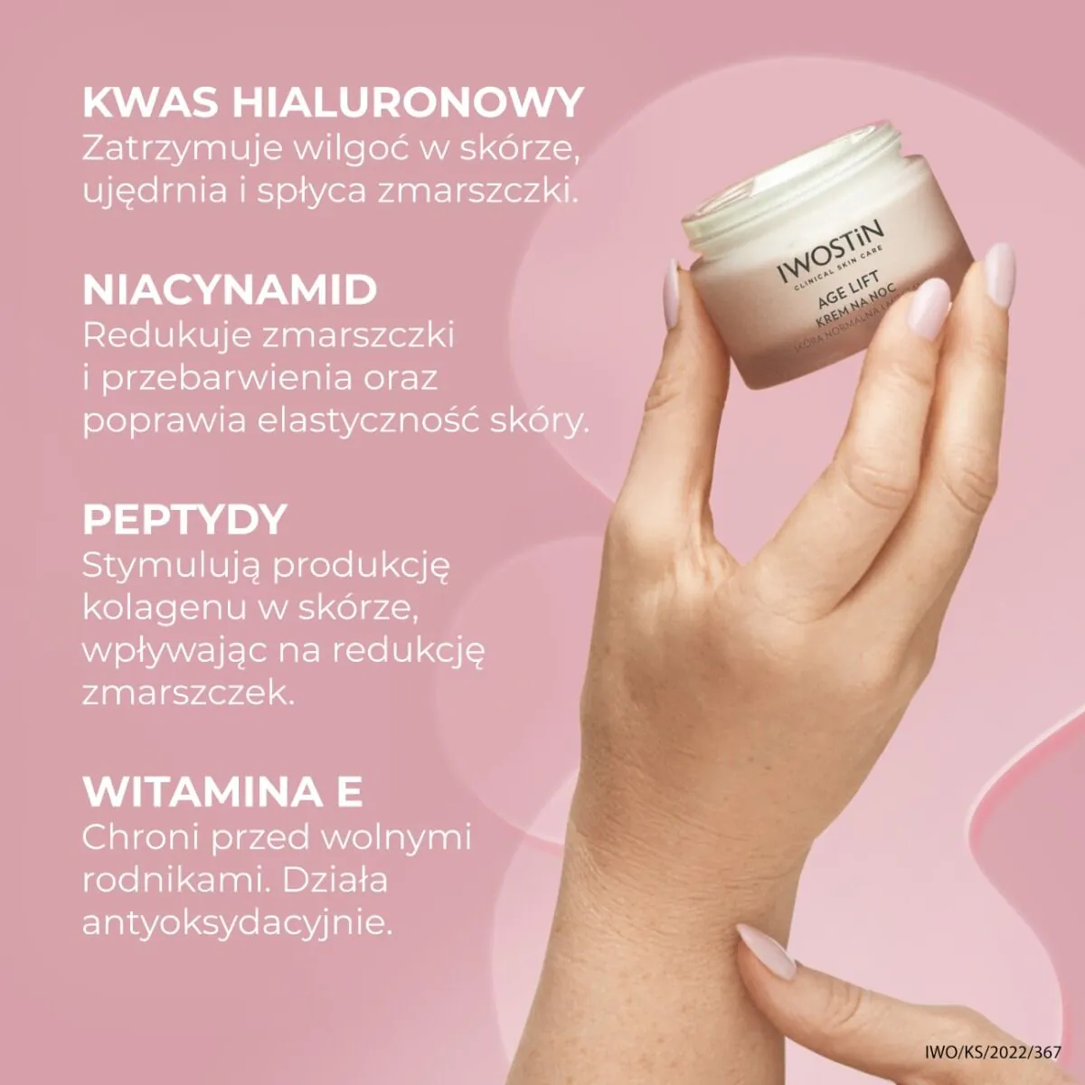 Iwostin Age Lift noćna krema za kombinovanu kožu