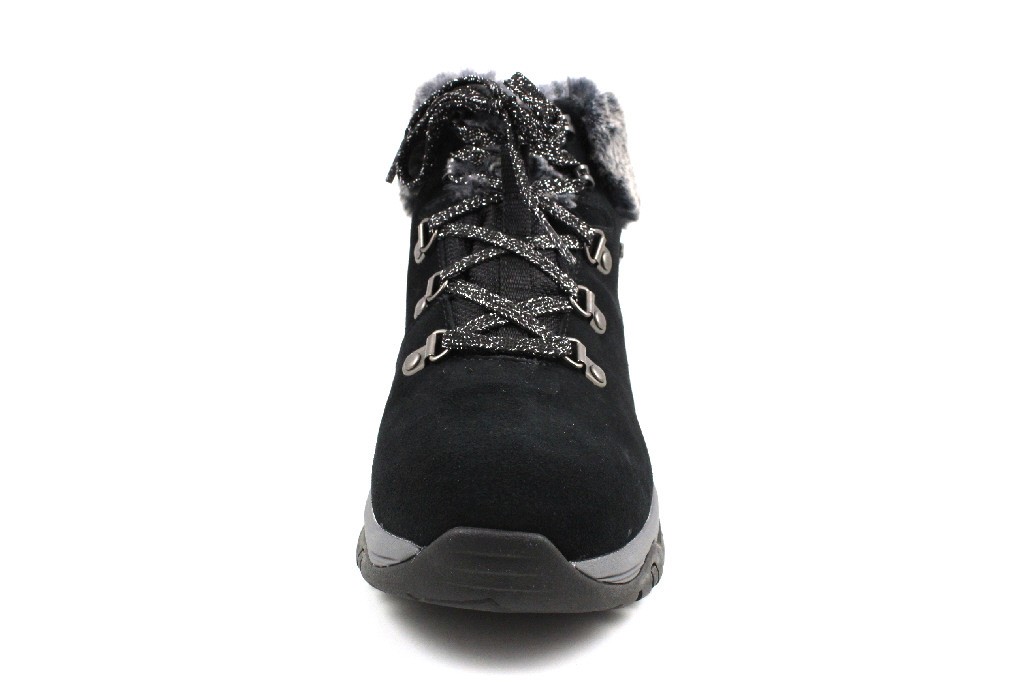 SKECHERS Stiefeletten schwarz Schnürboots Waterproof