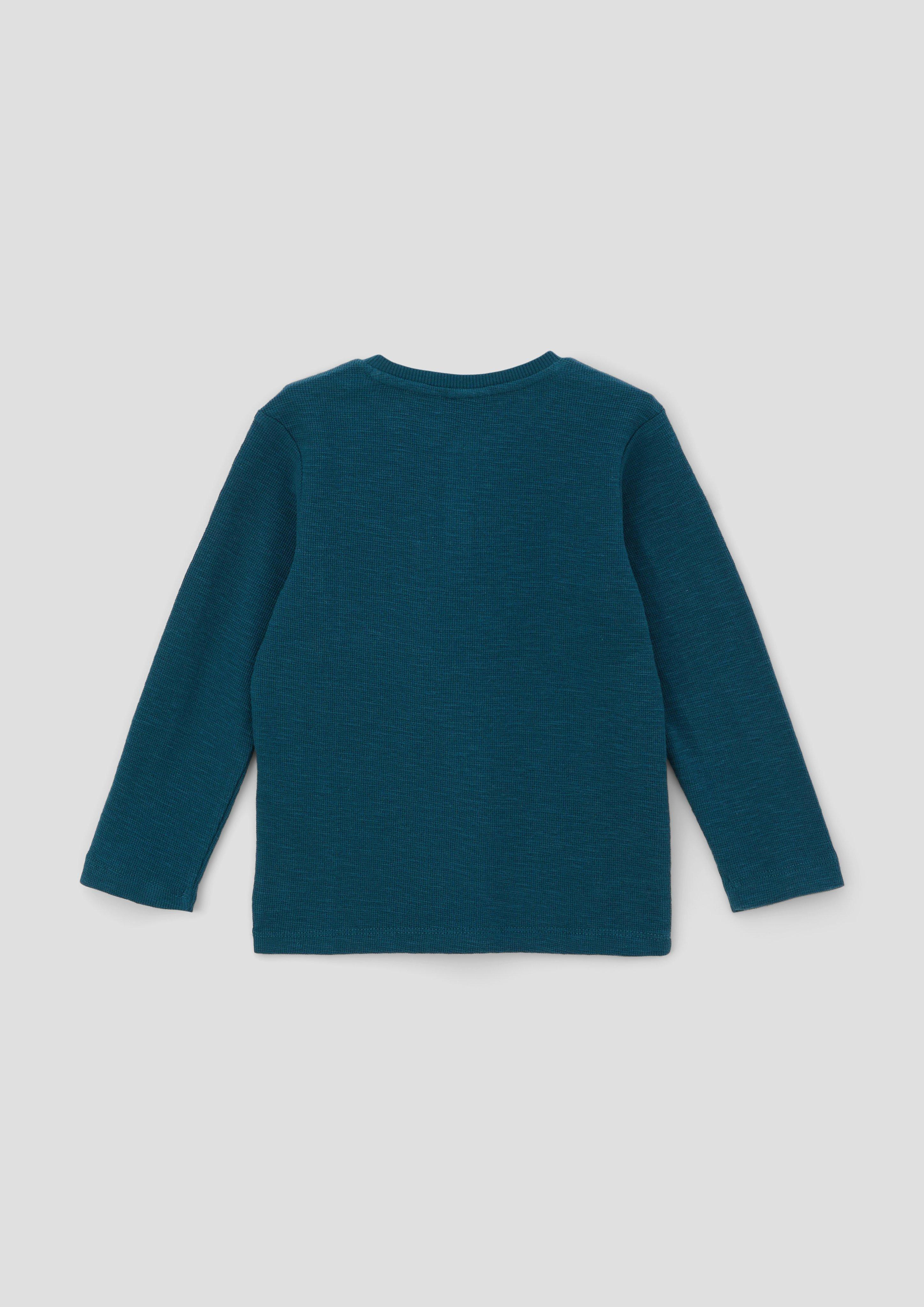 Longsleeve mit Henleyausschnitt  2134107-6904