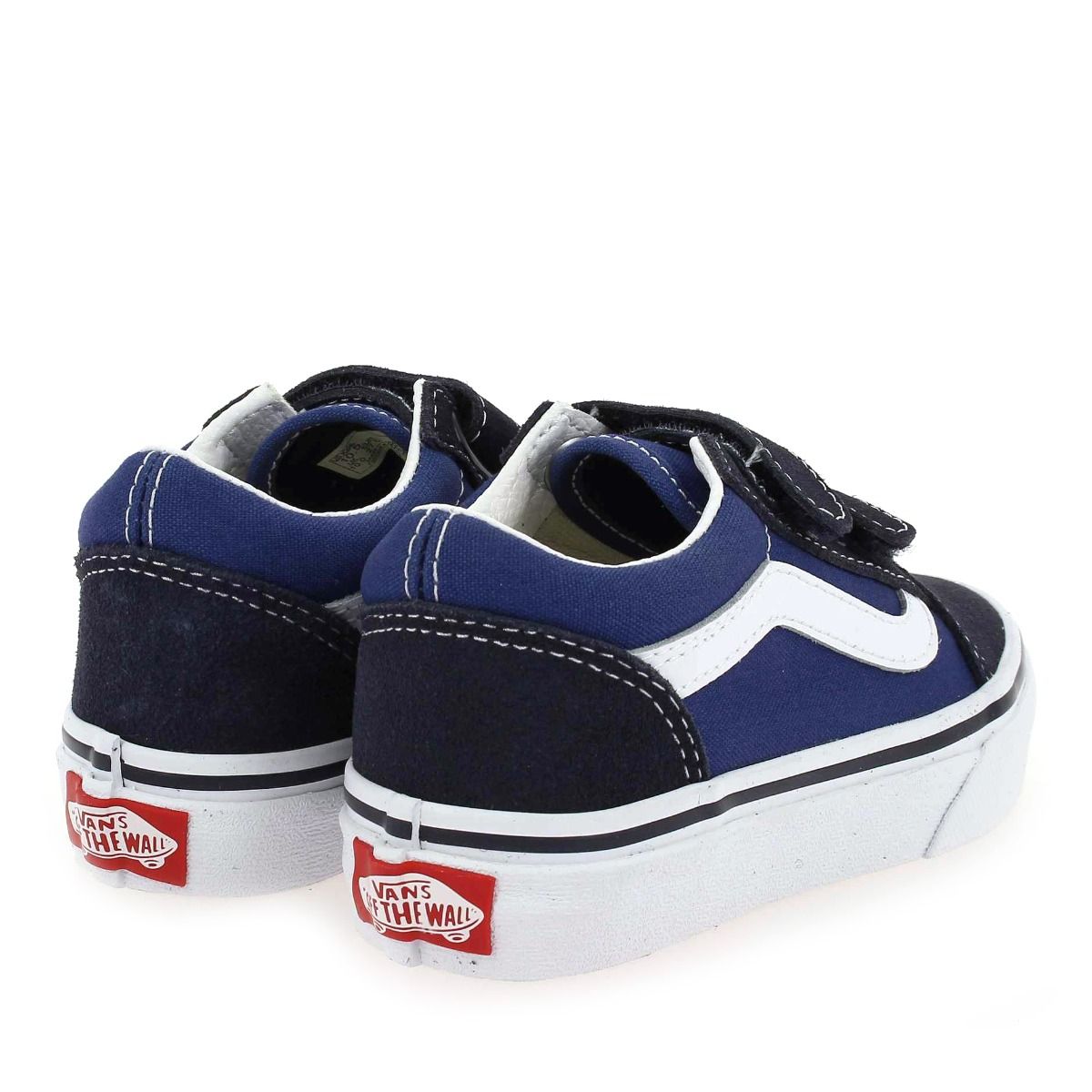 Vans  OLD SKOOL V - Marine Blanc