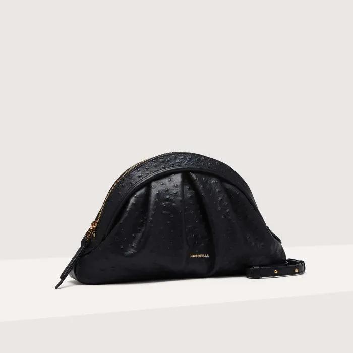 Coccinelle Cheek Ostrich Medium