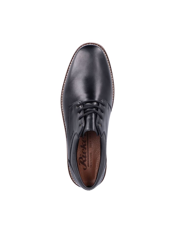 rieker Business Schnürschuhe in Schwarz günstig kaufen