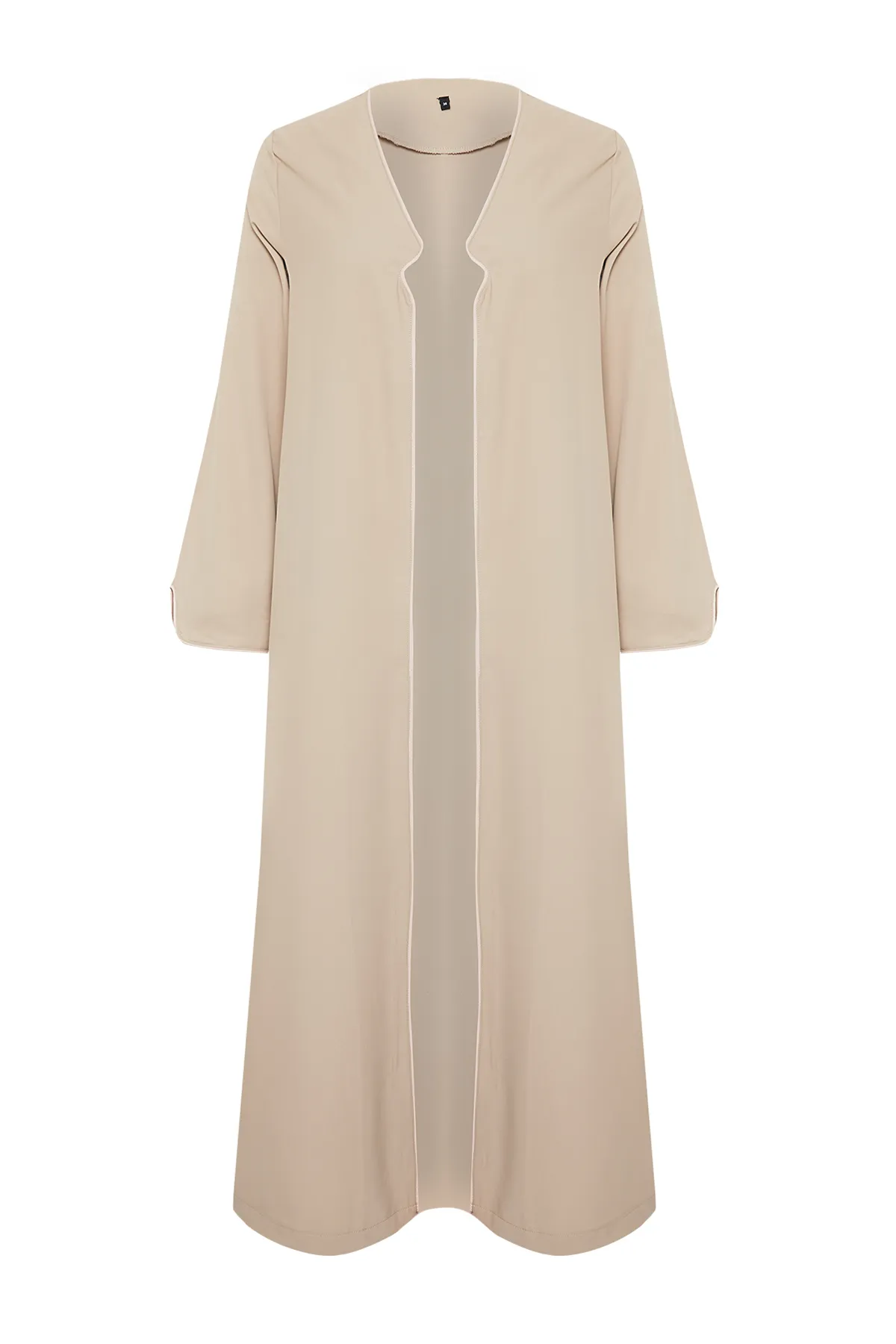 Trendyol Modest  Lange gewebte Aerobin-Kappe mit Steinpaspelierung & Ferace & Abaya TCTSS24KF00012