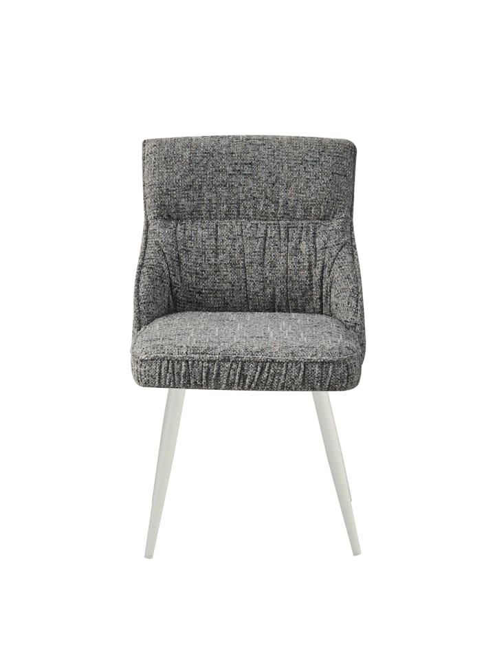 DUBI Möbel 2er-Set: Drehstuhl MELINA in Dunkelgrau - (B)49 x (H)83 x  (T)62 cm günstig kaufen onesize