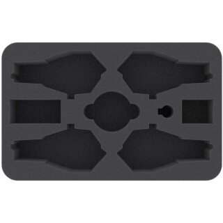 ** % SALE % ** 45mm Half-Size Schaumstoff für Dropfleet Commander - Shaltari Kreuzer + Dose für Schadensmarker
