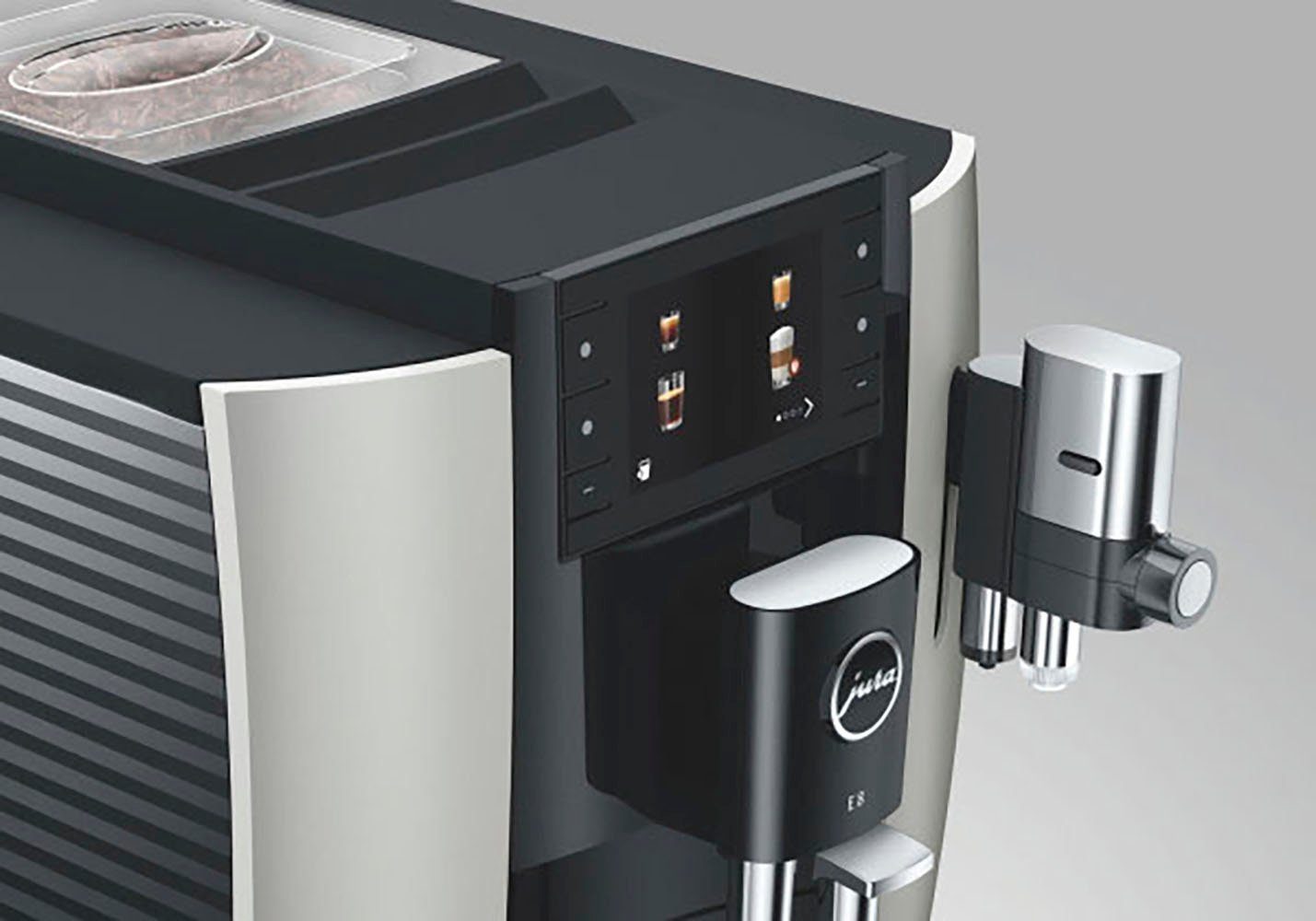 JURA Kaffeevollautomat 15582 E8 Platin (EC)