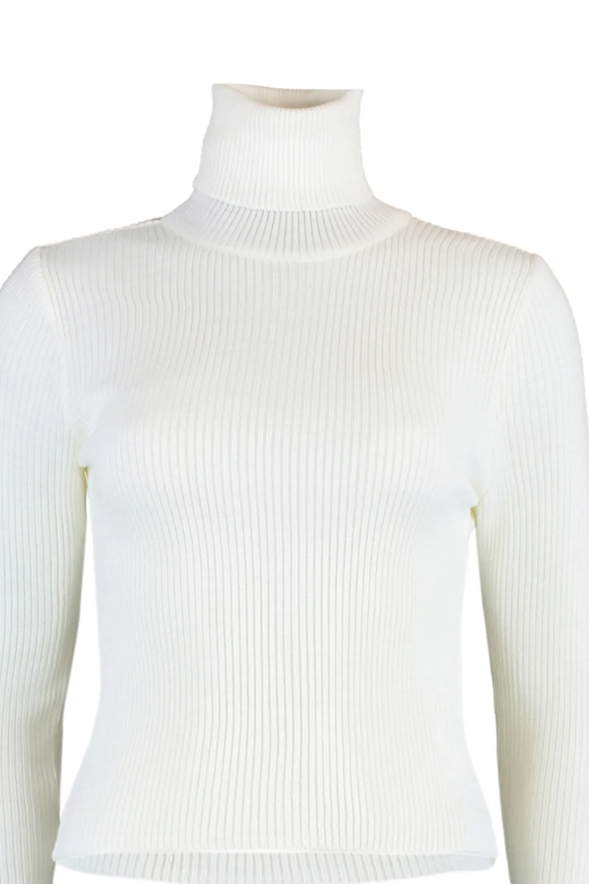 Trendyol Collection  Ecrufarbener Basic-Rollkragenpullover TWOAW21KZ1279