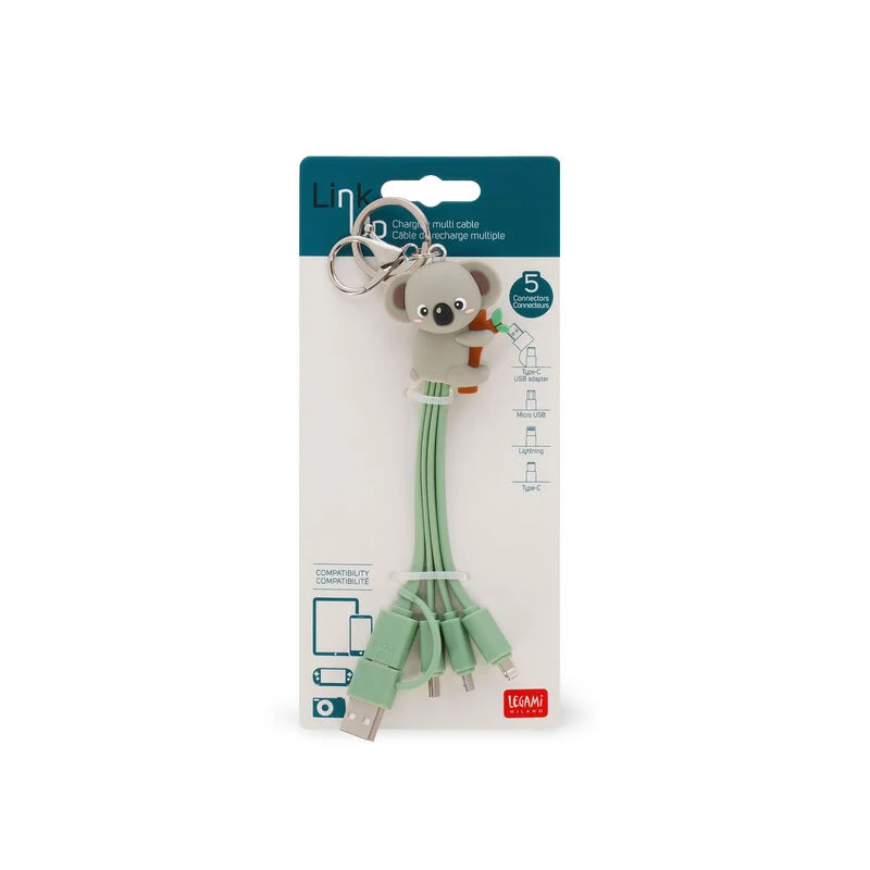 Cable de carga 6 en 1 con llavero - Link Up