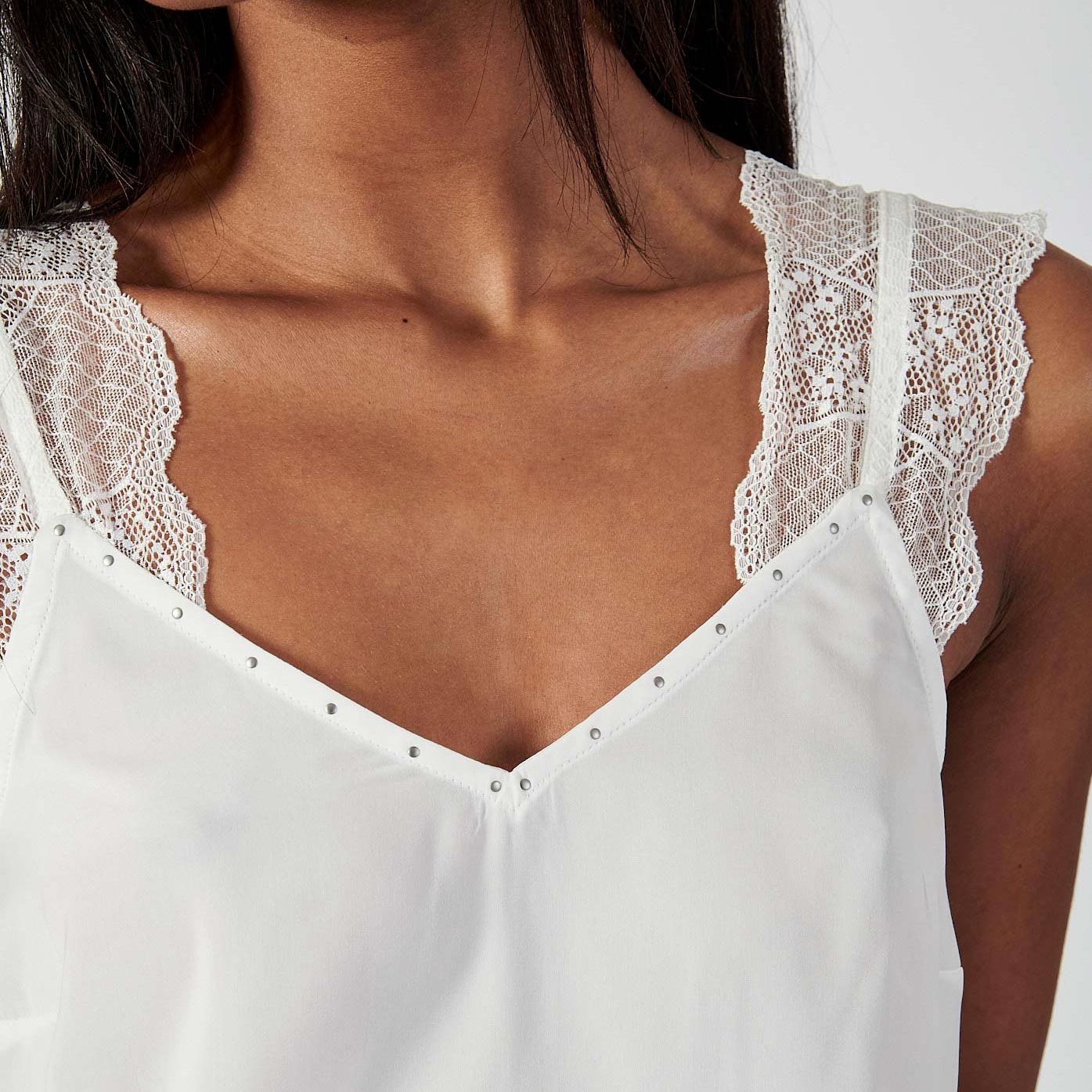 CAREN  Débardeur blanc femme