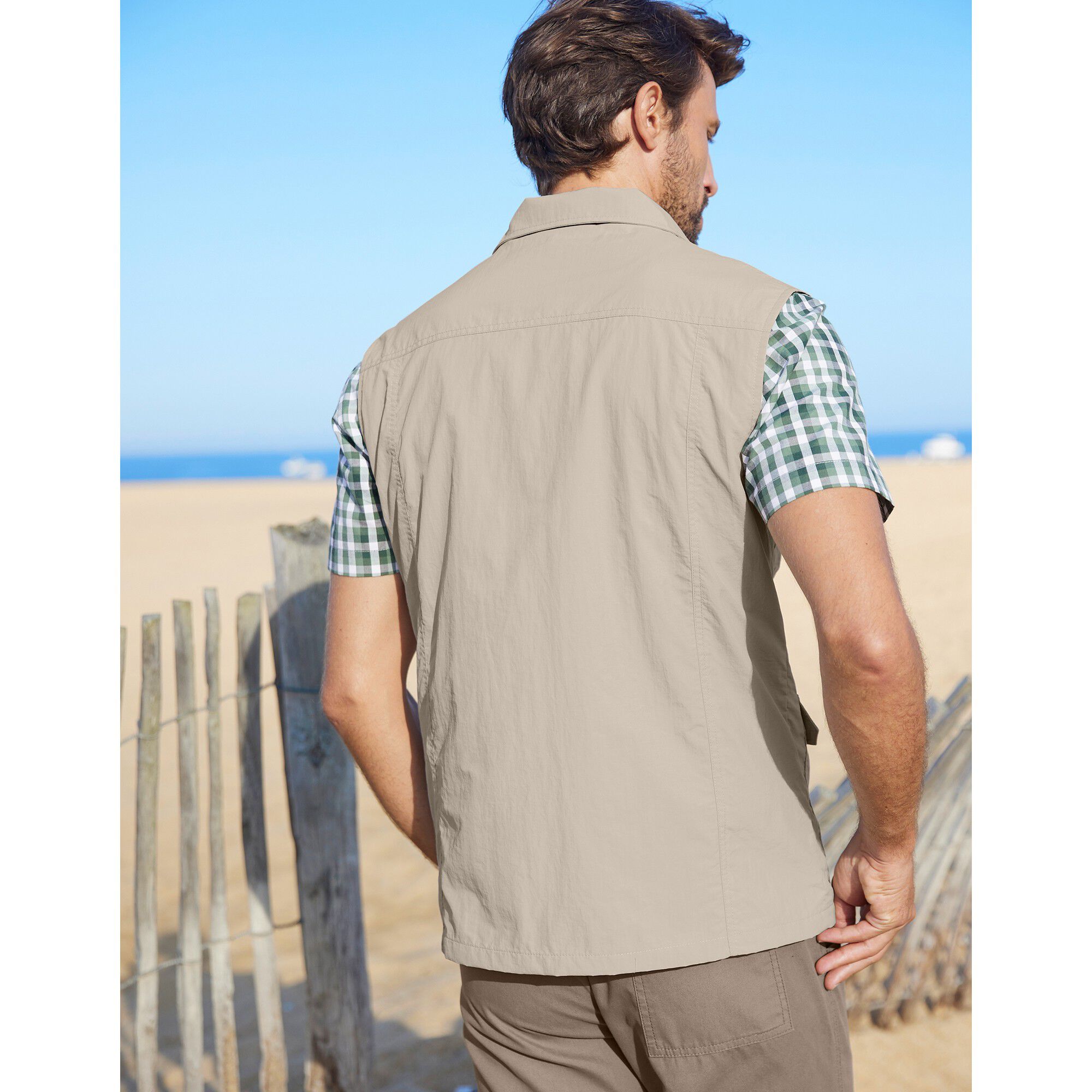 Gilet multipoches sans manches