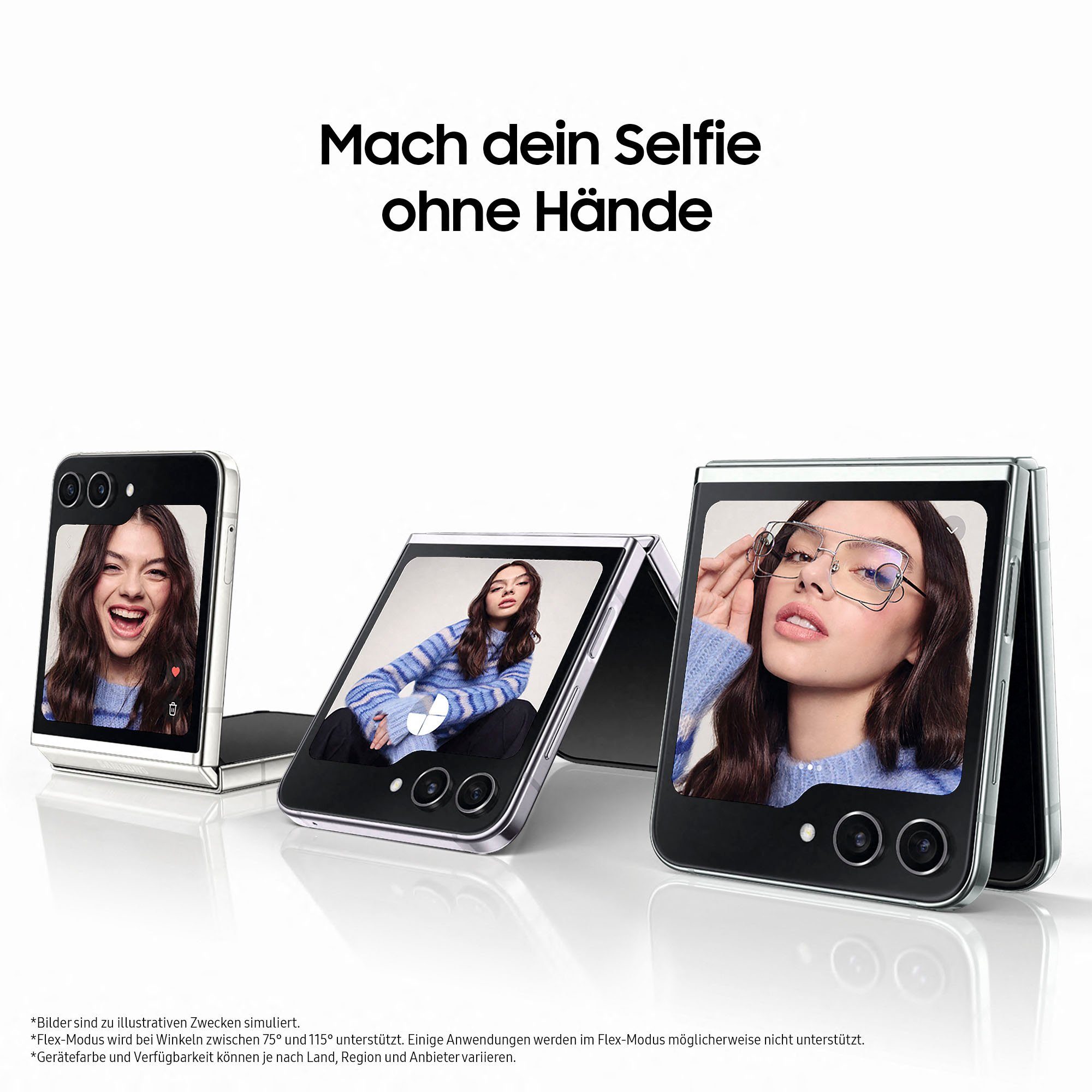 Samsung Galaxy Z Flip 5 Smartphone (17,03 cm/6,7 Zoll, 512 GB Speicherplatz, 12 MP Kamera)