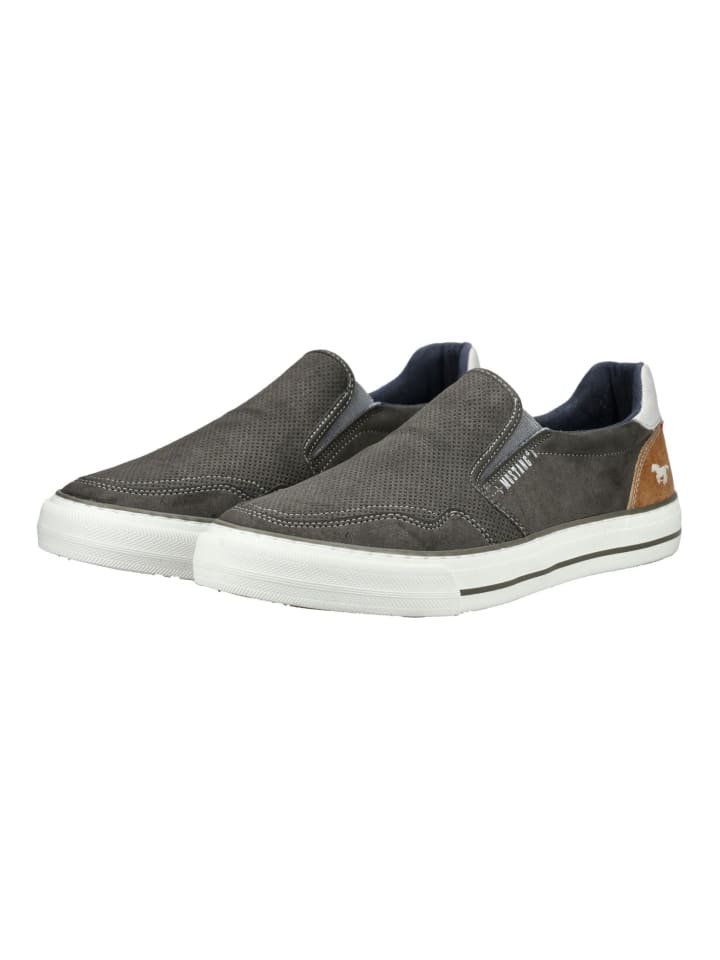 Mustang Slipper in Grau günstig kaufen